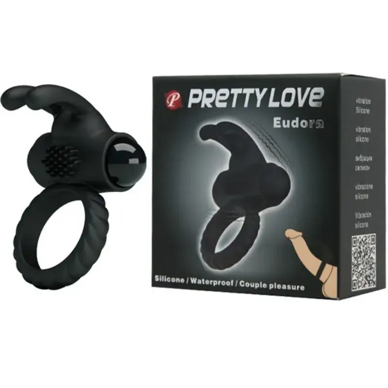 Pretty Love - Eudora Anillo Vibrador con Estimulador Clitorial - Imagen 8
