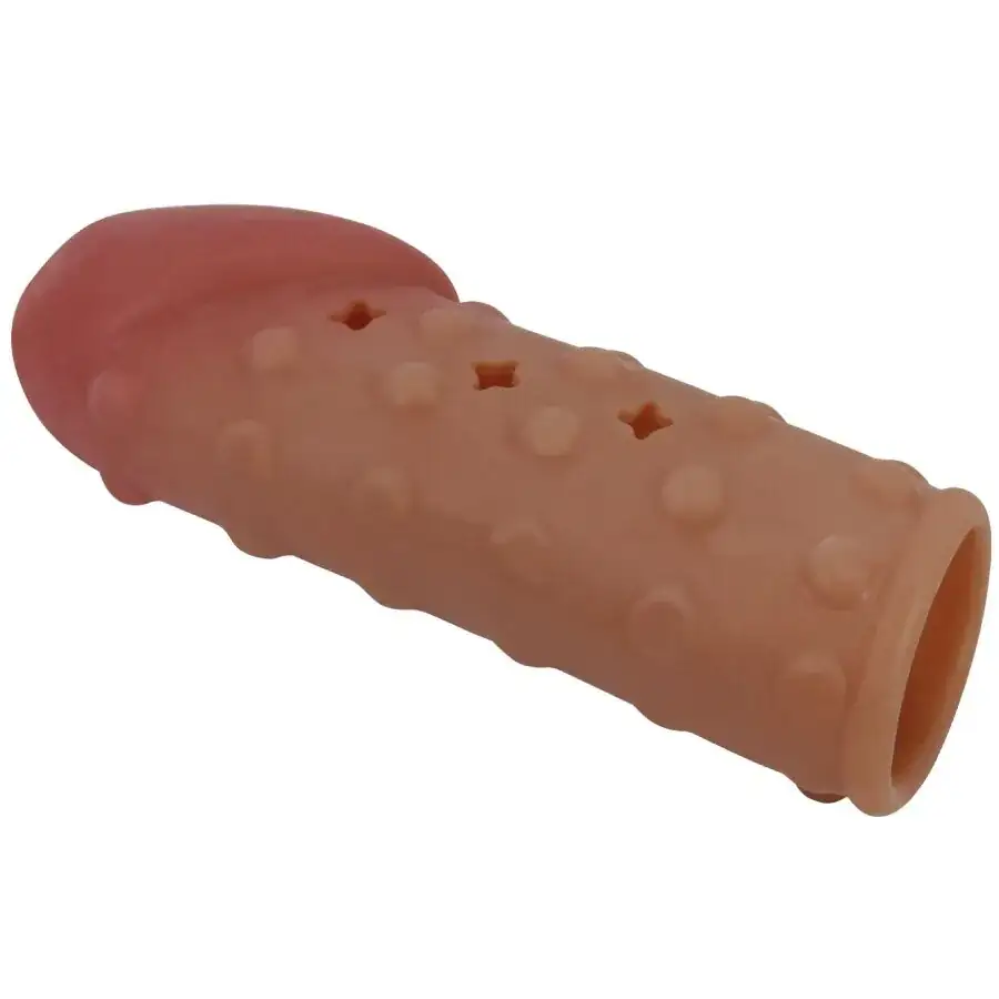 Pretty Love - Funda para pene apretada y voluminizadora natural - Imagen 3