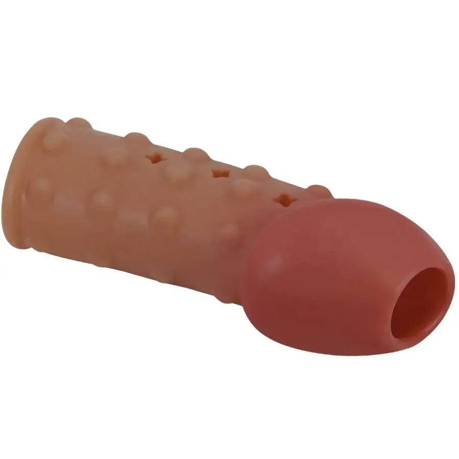 Pretty Love - Funda para pene apretada y voluminizadora natural - Imagen 4