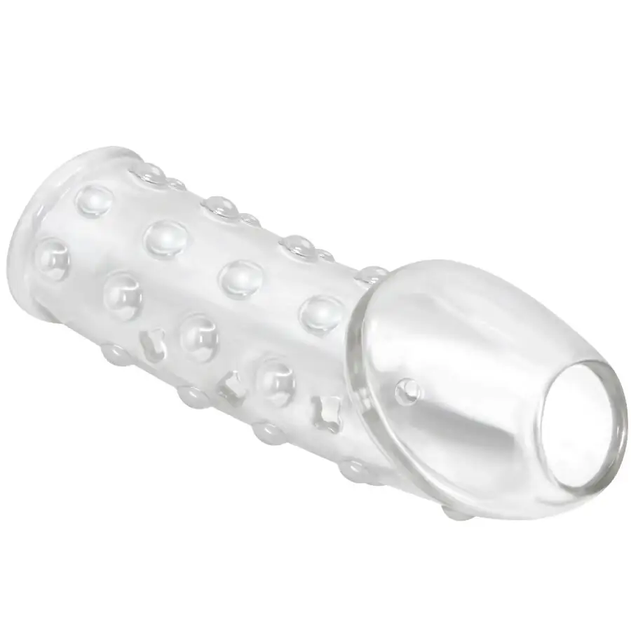 Pretty Love - Funda para pene apretada y voluminizadora transparente - Imagen 4