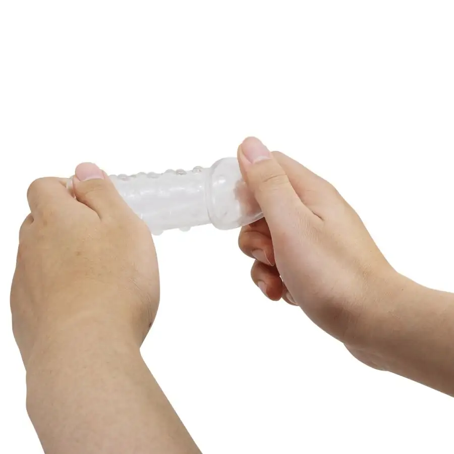 Pretty Love - Funda para pene apretada y voluminizadora transparente - Imagen 6