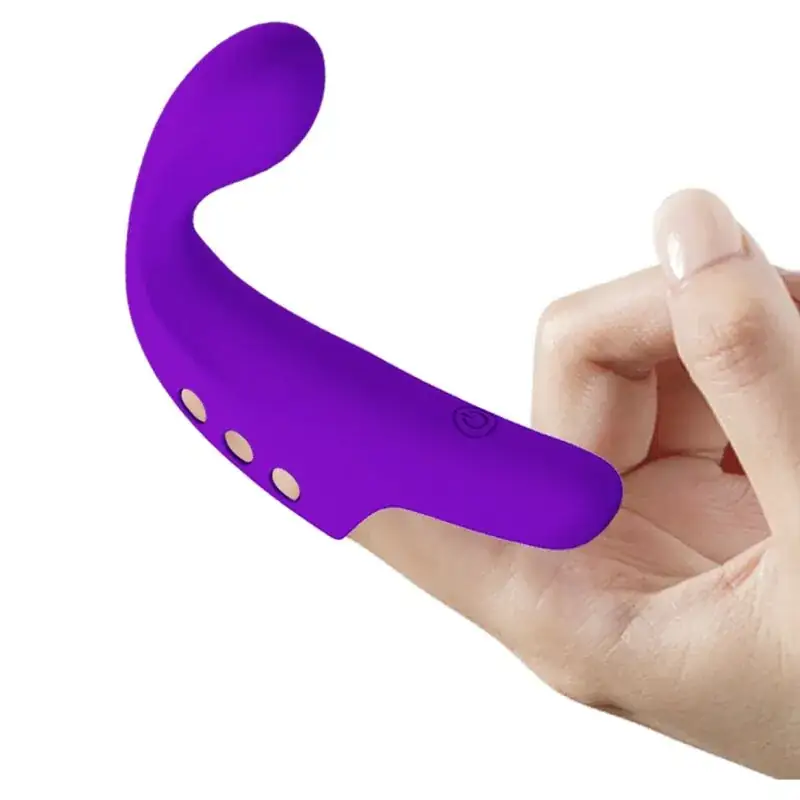 Pretty Love - Gorgon Vibrador de Dedo Recargable Morado - Imagen 6