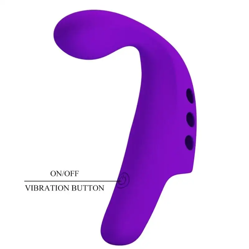 Pretty Love - Gorgon Vibrador de Dedo Recargable Morado - Imagen 8