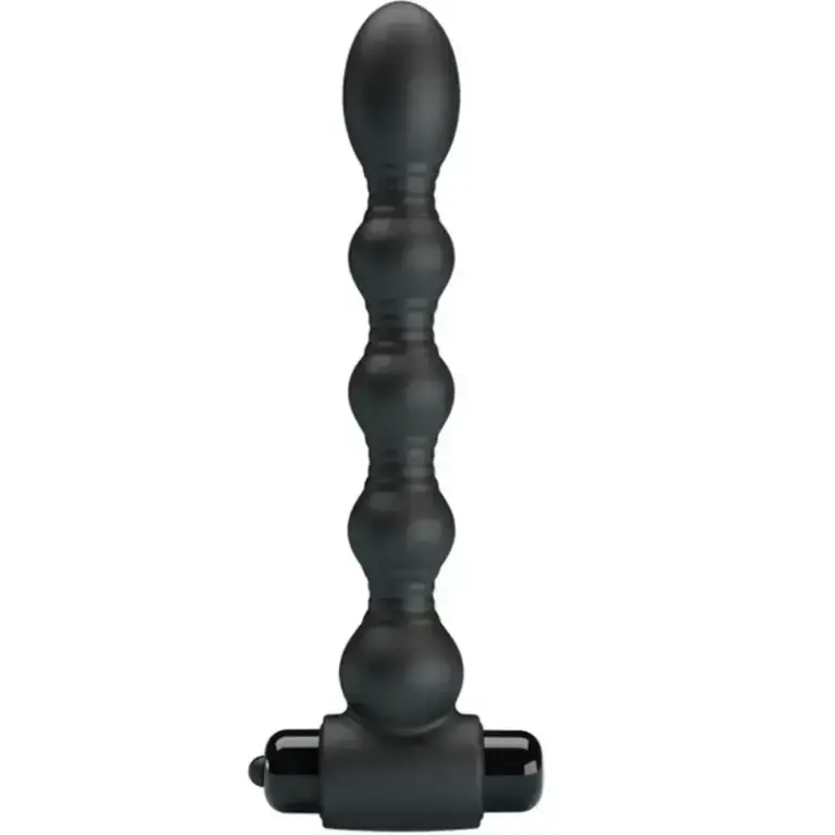 Pretty Love - Lynn Plug Anal Silicona 10 Vibraciones Negro
