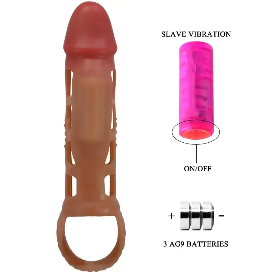 Pretty Love - Preston Funda para Pene con Vibración de 18 cm - Imagen 8