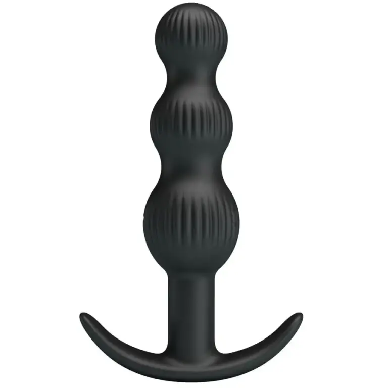 Pretty Love - Vibrador anal Sidney con 10 vibraciones negras