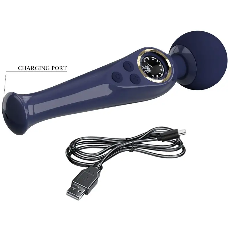Pretty Love - Vibrador Wand azul con potencia excepcional - Imagen 6