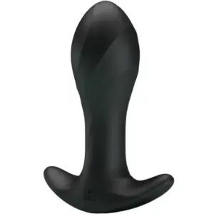Pretty Love - Vibrador anal negro con 12 funciones de vibración