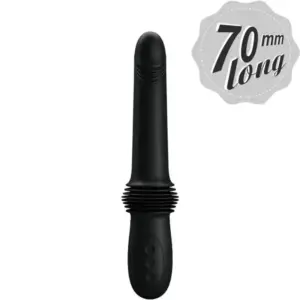 Pretty Love - Vibrador con propulsión negro para placer intenso
