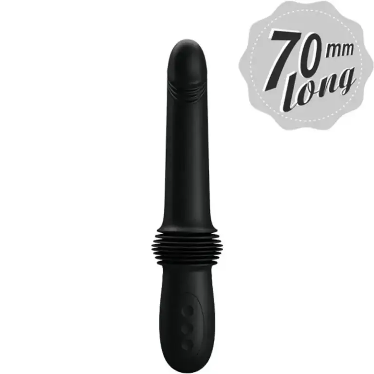 Pretty Love - Vibrador con propulsión negro para placer intenso