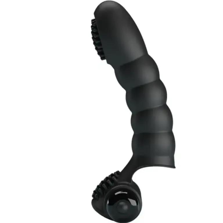 Pretty Love - Vibrador de Dedo Alexander 10 Vibraciones Negro