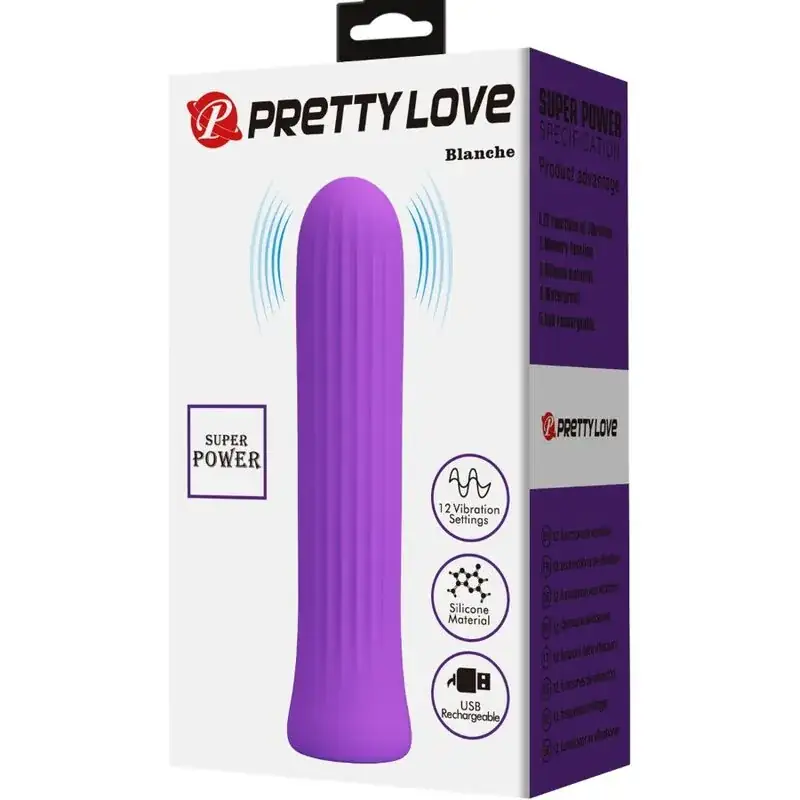 Pretty Love - Vibrador estimulador lila compacto - Imagen 7