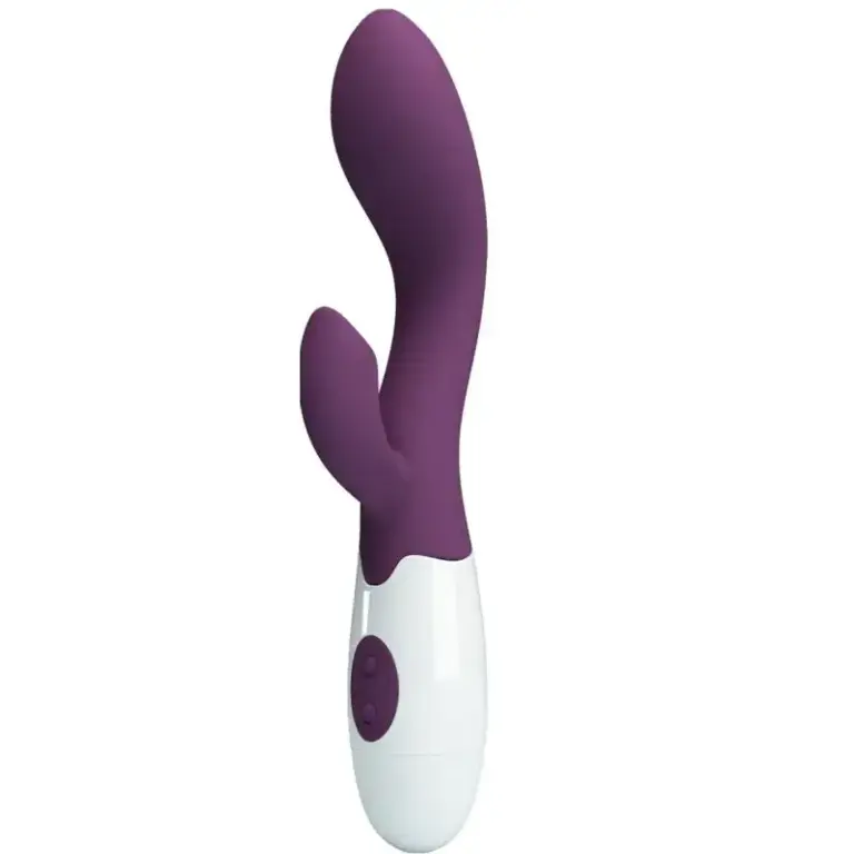 Pretty Love - Vibrador Punto G Morado con Estimulación Doble