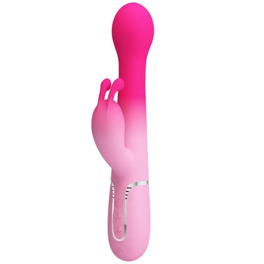 Pretty Love - Vibrador Rabbit 3 en 1 Multifunción Rosa - Imagen 2