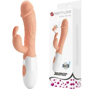 Pretty Love - Vibrador Rabbit con Estimulador Clitoriano