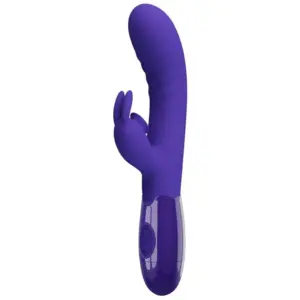 Pretty Love - Vibrador rabbit con licking morado
