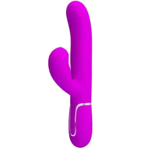 Pretty Love - Vibrador rabbit con licking morado