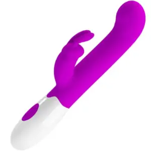 Pretty Love - Vibrador rabbit con licking morado