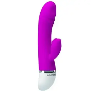 Pretty Love - Vibrador rabbit con licking morado