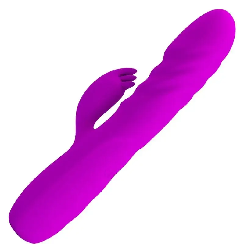 Pretty Love - Vibrador rabbit con licking morado - Imagen 2