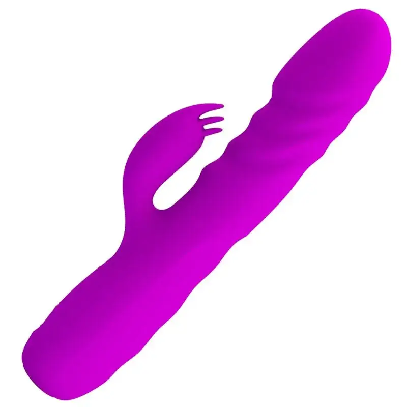 Pretty Love - Vibrador rabbit con licking morado - Imagen 3