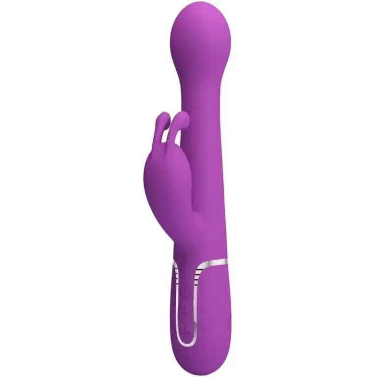 Pretty Love - Vibrador rabbit multifunción 3 en 1 morado