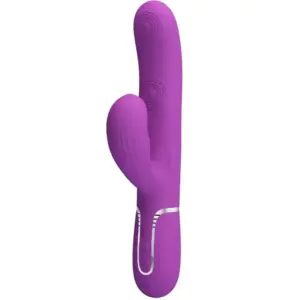 Pretty Love - Vibrador rabbit multifunción 3 en 1 morado
