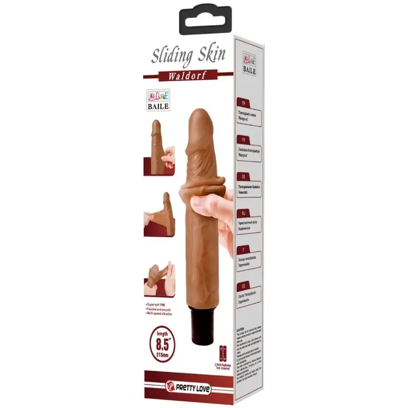 Pretty Love - Vibrador realista Waldorf 18 cm - O - 4 cm - Imagen 10