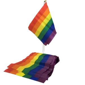 PRIDE - Banderín Pequeño Bandera LGBT