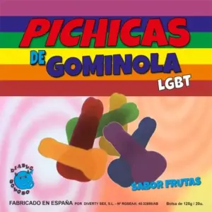 PRIDE - Pichitas de Gominola Frutas LGBT Originales y Divertidas