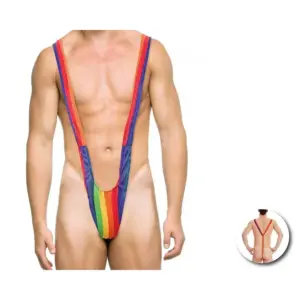 PRIDE - Trikini Hombre Bandera Arcoíris para Fiestas Temáticas