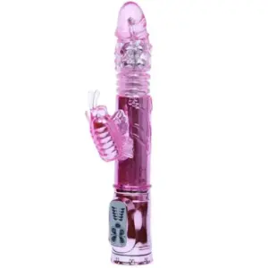 Rabbit Throbbing Butterfly - Vibrador Recargable con Rotación y Estimulador Throbbing