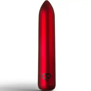 Rocks-Off - Bala vibradora recargable roja para placer discreto