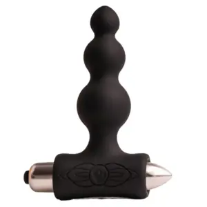ROCKS-OFF - Petite Sensations Bubbles Plug Anal Vibrador Premium Negro