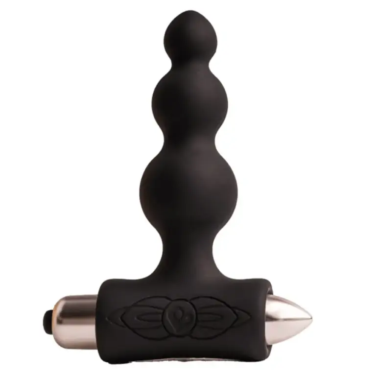 ROCKS-OFF - Petite Sensations Bubbles Plug Anal Vibrador Premium Negro