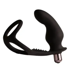 ROCKS-OFF - Ro-Zen Pro Plug Anal con Anillo Vibrador para el Pene Negro