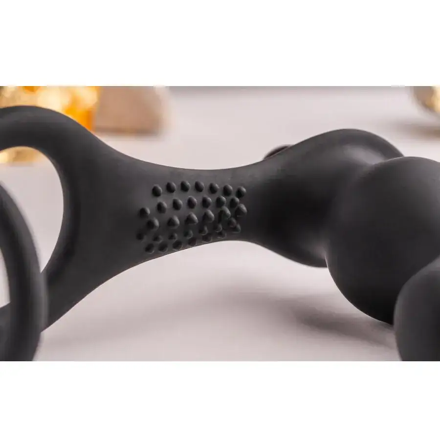 ROCKS-OFF - Ro-Zen Pro Plug Anal con Anillo Vibrador para el Pene Negro - Imagen 3