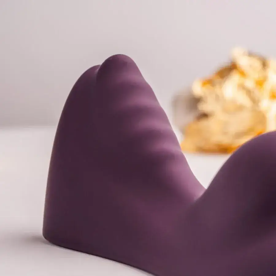 Rocks-Off - Vibrador sit-on Ruby Glow morado - Imagen 2