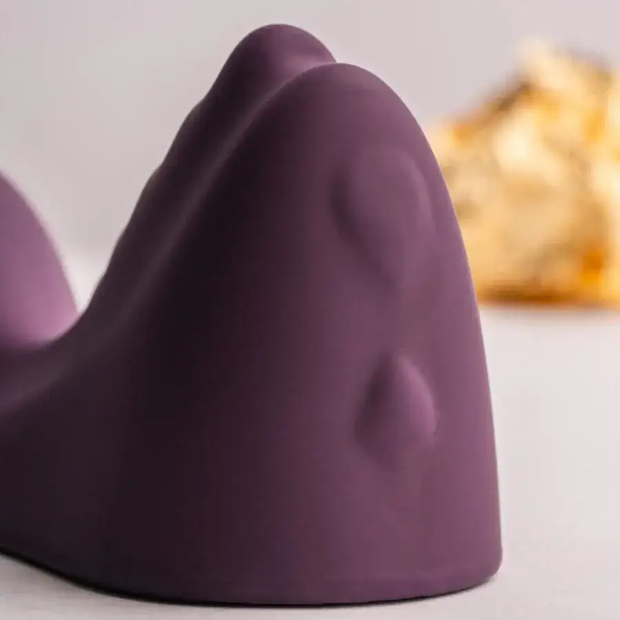 Rocks-Off - Vibrador sit-on Ruby Glow morado - Imagen 3