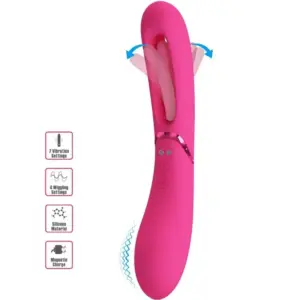 ROMANCE - Vibrador Punto G 7 Vibraciones Rosa