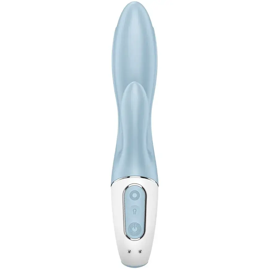 Satisfyer - Air Pump Bunny 1 Vibrador Inflable Rabbit Azul - Imagen 2