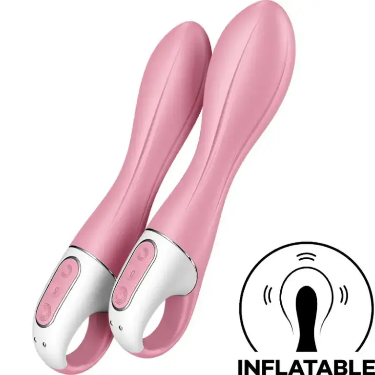 Satisfyer - Air Pump Vibrator 2 Rosa: Vibrador Inflable para Placer Personalizado