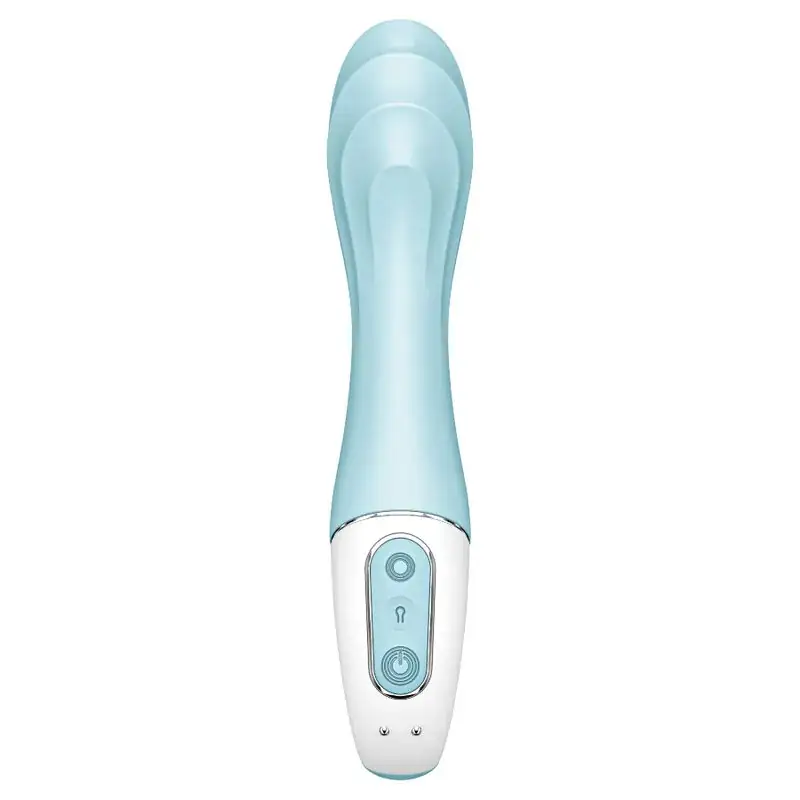 Satisfyer - Air Pump Vibrator 5+ Vibrador Punto G Inflable App Azul - Imagen 3