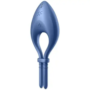 Satisfyer - Bullseye Anillo Vibrador App Azul para un Placer Inigualable