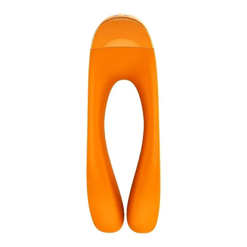 Satisfyer - Candy Cane Vibrador Dedo Naranja - Imagen 3