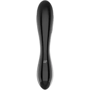 Satisfyer Dazzling Crystal Negro - Consolador de Cristal para Placer Inigualable