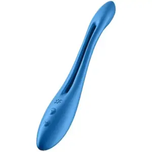 Satisfyer - Elastic Game Vibrador Multi Azul para Parejas