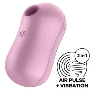 Satisfyer - Estimulador y Vibrador Lila Cotton Candy