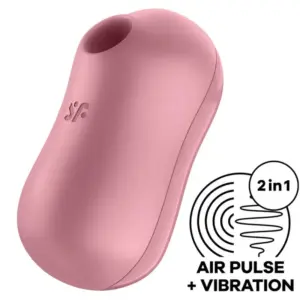 Satisfyer - Estimulador y Vibrador Rosa Cotton Candy para Placer Intenso