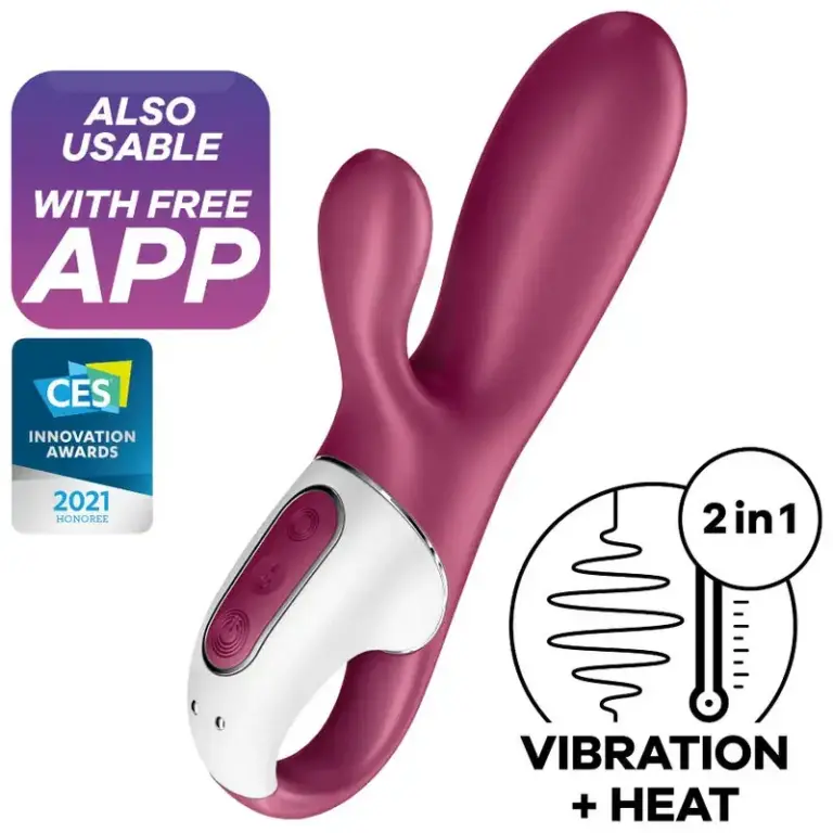 Satisfyer - Hot Bunny Vibrador Punto G con Calor y Conexión App